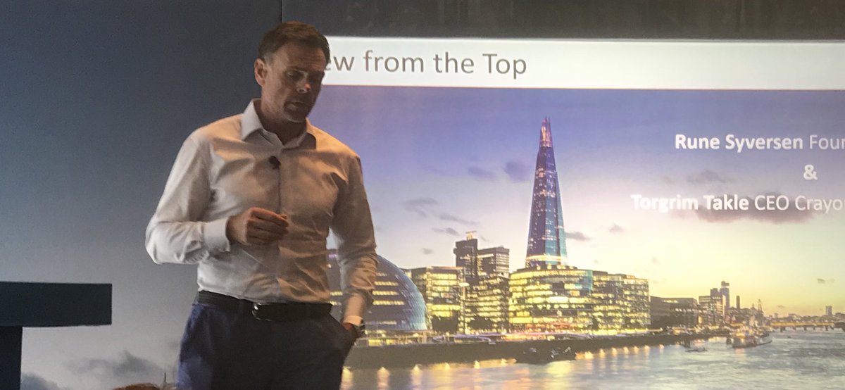 CrayonIT's tweet photo. Crayon’s Founder and #CEO, Rune Syversen, takes to the stage to talk about Crayon’s view on the market as we move into 2019... #crayonsummit https://t.co/Z9Z6Pf2kkz
