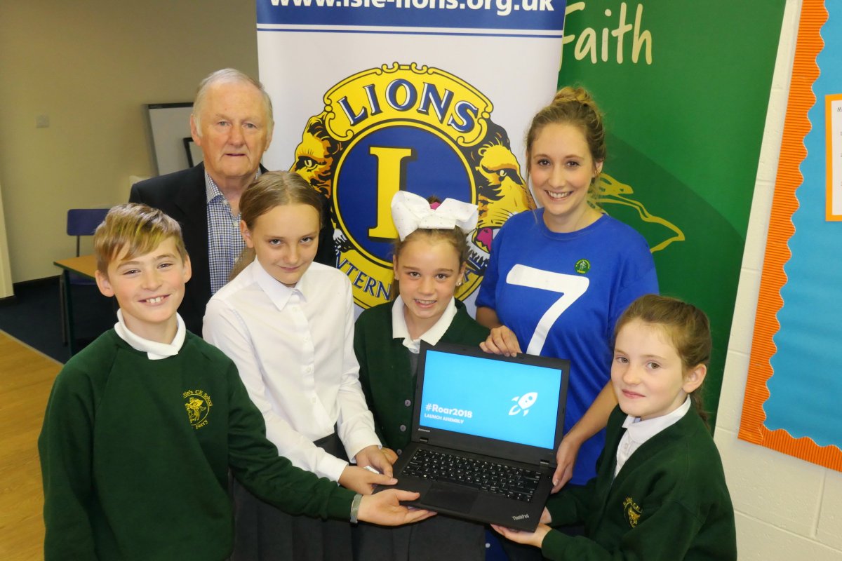 Islelions's tweet photo. Local Schools take part in the Lions  #ROAR2018 project. For more info click here: https://t.co/dmMus6YHgo https://t.co/HpjUJ0ZesB