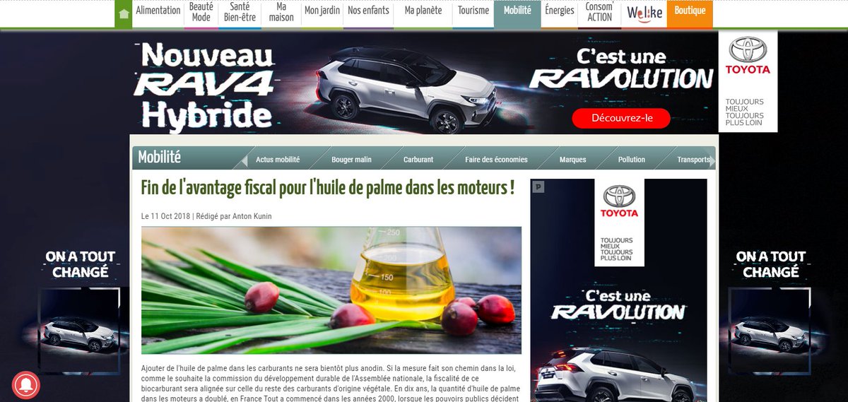 Nouvelle campagne de promotion des modèles hybrides de <a href="/ToyotaFrance/">Toyota France</a> avec nous ! :)

#mobilite #MobiliteElectrique #voitureelectrique #voiture #Energie #planeteverte #planete #communicationresponsable