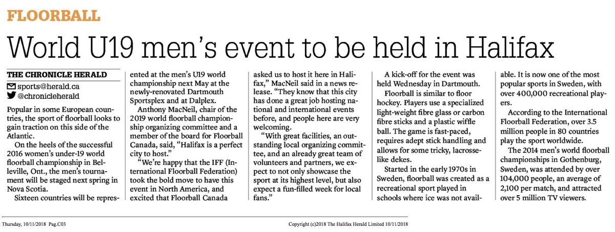 IFFWomen's U19 World Floorball Championships tweet media