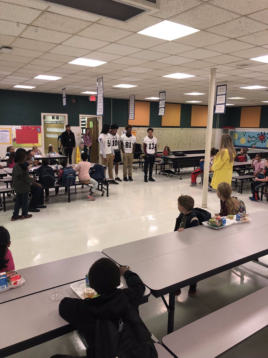 Game day at Roscoe Wilson.  Westerners enjoying the elementary school