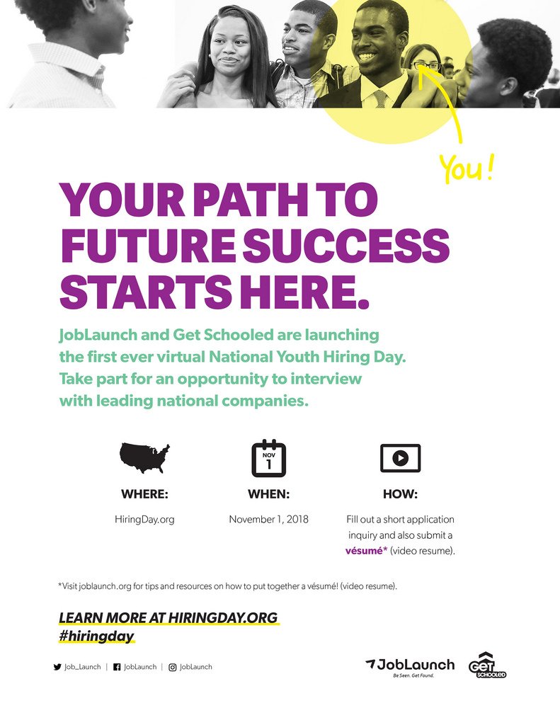 Tracks4Tigers's tweet photo. Check out this online job fair for students!  'Be seen and Get Found' - companies are looking to hire motivated students ages 16-24.  Check out this flyer for more information. https://t.co/BmMkCtY5HT
