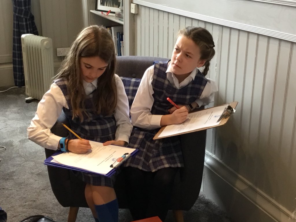 Kelvinside1878's tweet photo. Planning for the future. Our #dayofthegirl leaders hold a #Fairtrade meeting in the Rector’s office to discuss how to help girls across the world get a better education. #KAJ6 https://t.co/8FmBvFRlgm