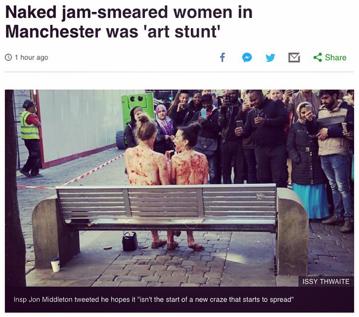 KingsSkiClub's tweet photo. One tweeted: "Not every day u see two naked women rubbing jam over themselves in market street yeah."
 Clearly you’ve never been to a @SKUM social https://t.co/ZeaNgm8dxc