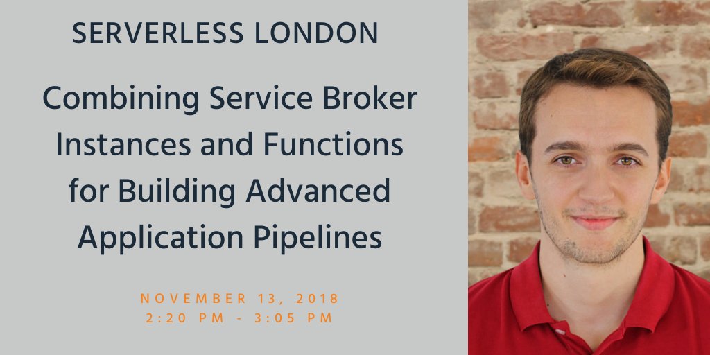 Bitnami (@bitnami) on Twitter photo Join <a href="/andresmgot/">Andrés Martínez</a> at #serverlesslondon to see how to combine Service Broker Instances and Functions to build Advanced Application Pipelines. #Kubernetes #Kubeless bitn.am/2pkDRje Join <a href="/andresmgot/">Andrés Martínez</a> at #serverlesslondon to see how to combine Service Broker Instances and Functions to build Advanced Application Pipelines. #Kubernetes #Kubeless bitn.am/2pkDRje