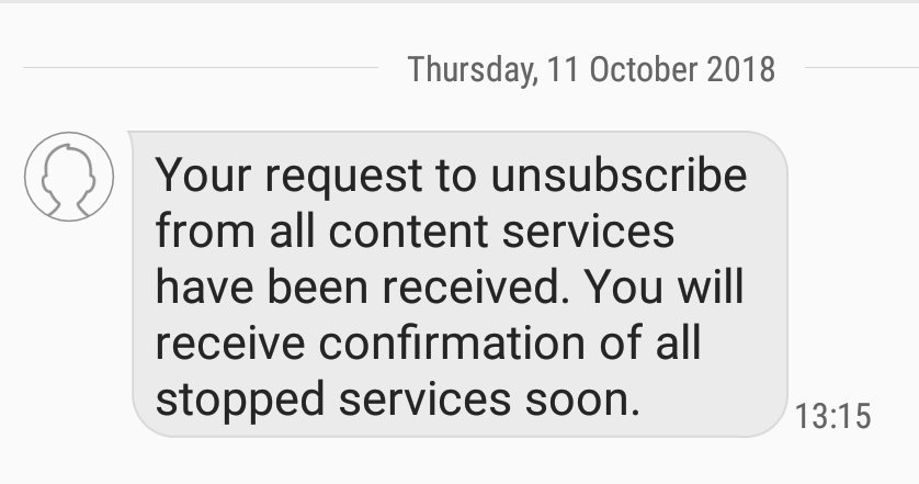 ChefCharlotte's tweet photo. '@Vodacom111 @Vodacom Please Help... Trying to unsubscribe from all content services and I keep on getting an error. Have tried numerous times to no avail! My data usage is very high 😭😭😭😭 https://t.co/7O9u00zi0h