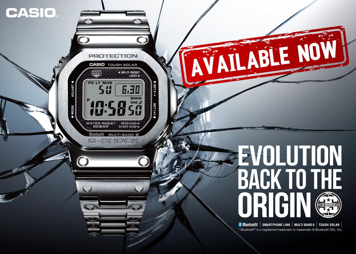 SundialLtd's tweet photo. NOW AVAILABLE IN #LEBANON

#Evolution back to the #Origin
#GWMB5000

Available on all G-SHOCK Sundial Stores
https://t.co/dvl4Df2D5s

#GShock #Casio #Sundial #Bluetooth #ToughSolar https://t.co/UsAxgkDygX