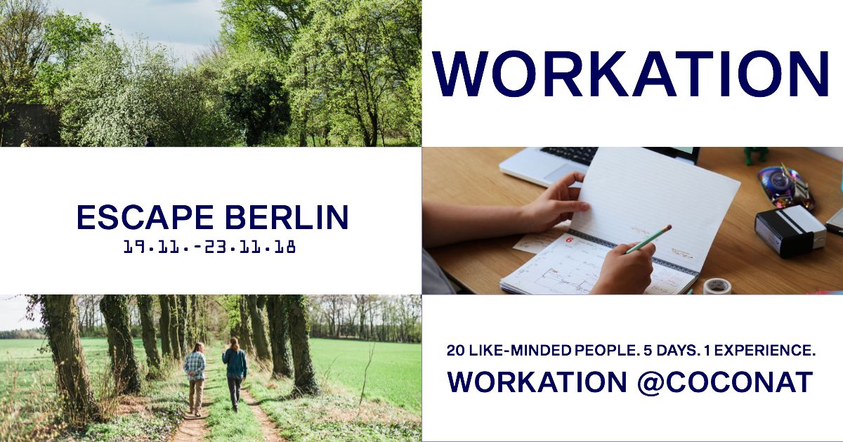 Feeling stressed in the big city?
As beautiful as Berlin is, everyday life can be quite stressful. Take a break and go out to the country side, together with other self-employed people and entrepreneurs!
Book your ticket here:
buff.ly/2EbUdVi