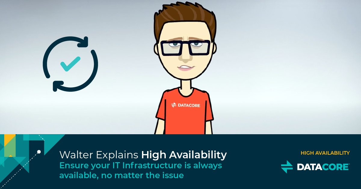 Your company can't afford to have downtime or loss of data. Every minute of downtime can be very costly. Watch Walter explain how to achieve High Availability #BusinessContinuity #ReduceDowntime - bit.ly/2vruNMR