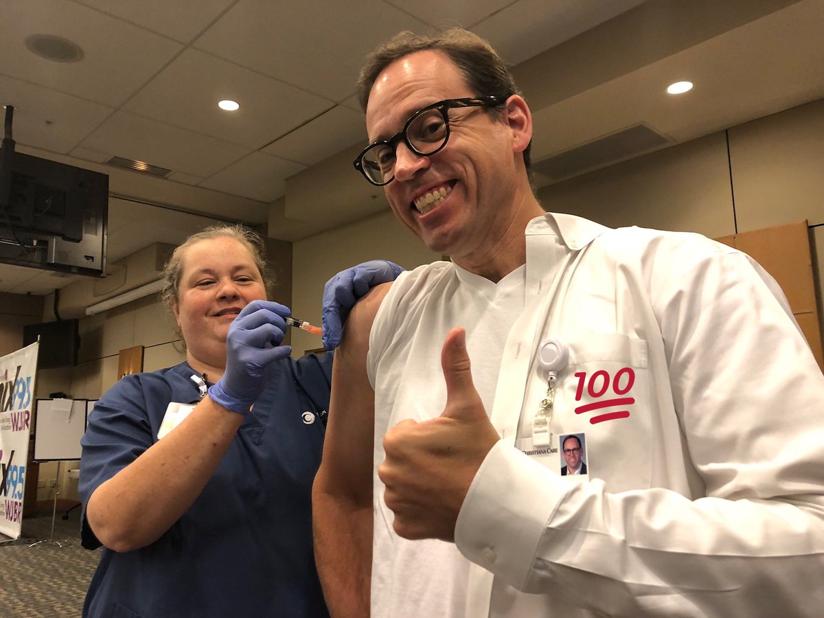 robmcmurray's tweet photo. Today is the day - #GetVaccinated.  Come on, @christianacare let’s get it done! #HitMeWithYourFluShot #FluShotSelfie #FightFlu #CFOsThatVax #WeCare https://t.co/vebQnLYujr