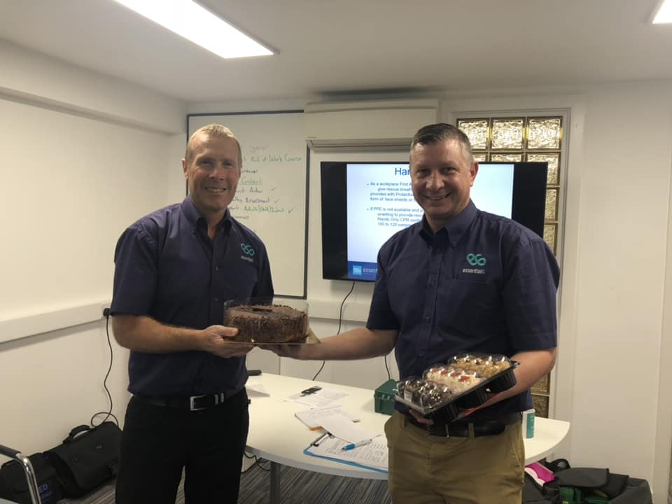 Busy day here today with a First Aid course running, meeting room hire and a stand at #TorbayBusinessFestival but there’s always time for birthday cake! Wishing our trainer Dave many happy returns! 🎂