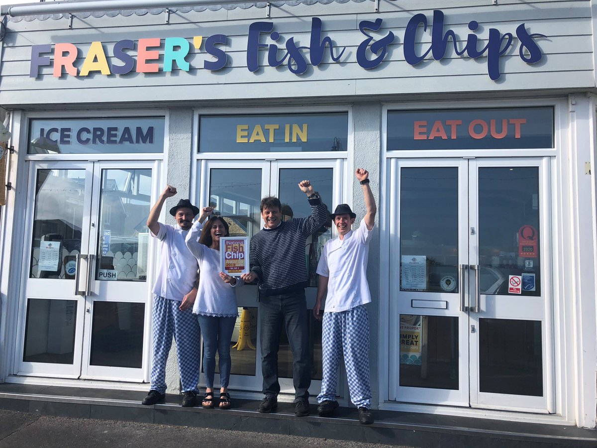 Means the world to us.  Good Catch, UK's Top 4 Sustainable Fish &amp; Chip shop finalists!!  Whooop Whooop. 
@FishNChipAwards 
<a href="/MSCecolabel/">Marine Stewardship Council</a> 
<a href="/StevensonNewlyn/">Stevenson Newlyn</a>