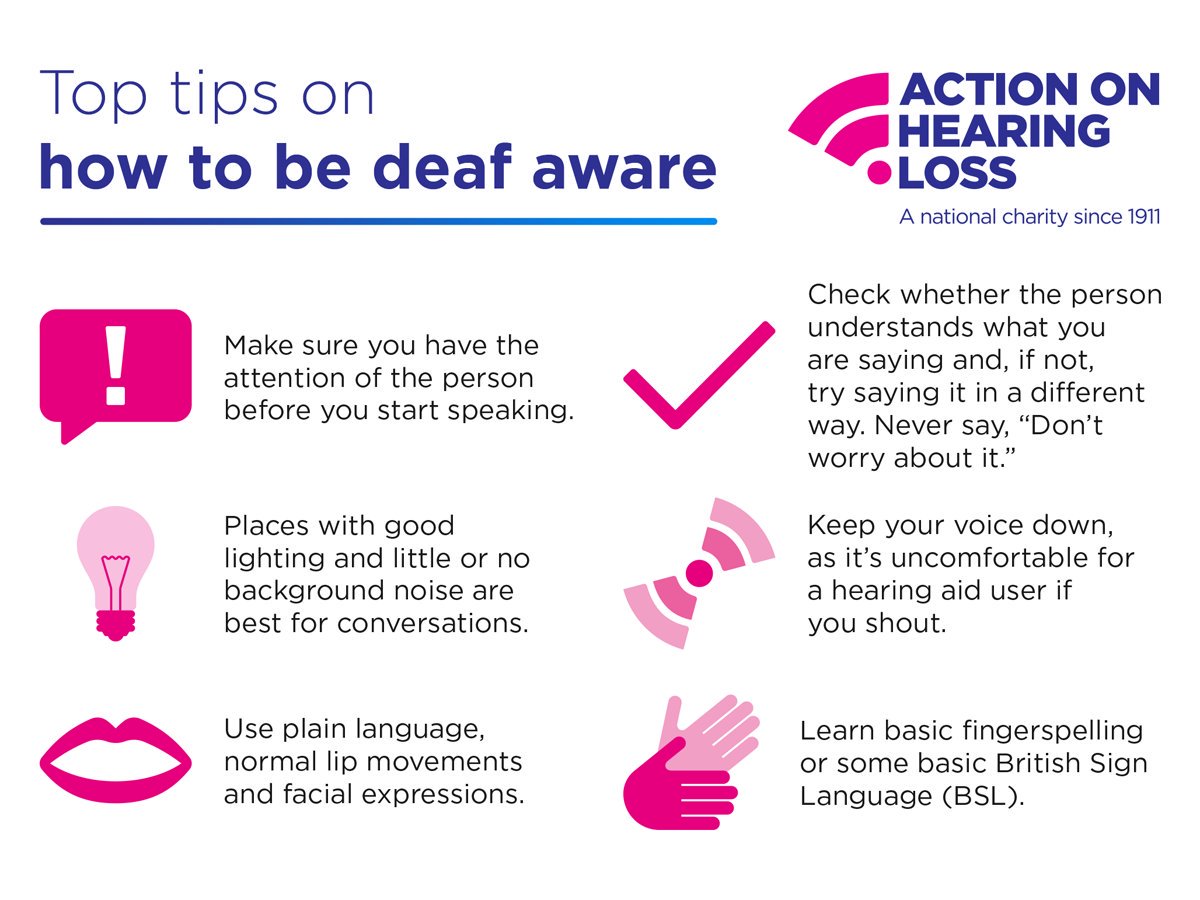 Awareness is the key, here are few tips lead the way. #deafawarenesstips #hearingloss