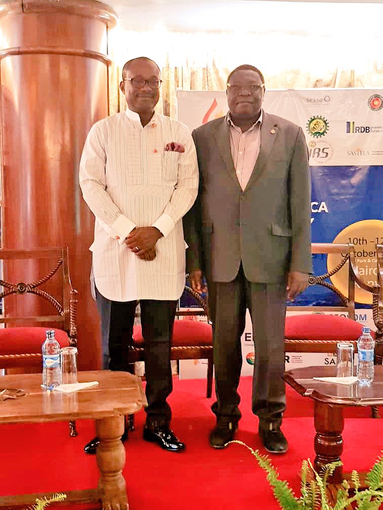 OfficialNCDMB's tweet photo. Engr. @wabote_simbi, Executive Secretary, NCDMB in a group photograph with other Africa delegates at the maiden edition  of the Sub-Saharan Africa Oil and Gas and Energy Summit @SSAOGES holding at Safari Park Hotel and Casino, Nairobi Kenya. https://t.co/736adaPh1Q