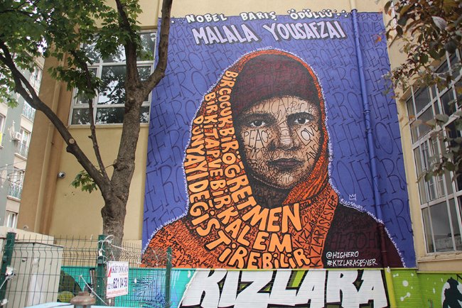 Malala Yousafzai, Kadıköy-İstanbul/Turkey #DayOfTheGirl