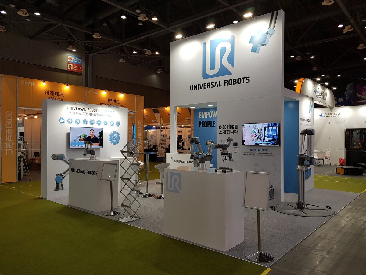 ROBOTWORLD 2018 @ Universal Robots AS - Denmark / October 10~13, 2018 / 4 Days / KINTEX, Goyang, South Korea.