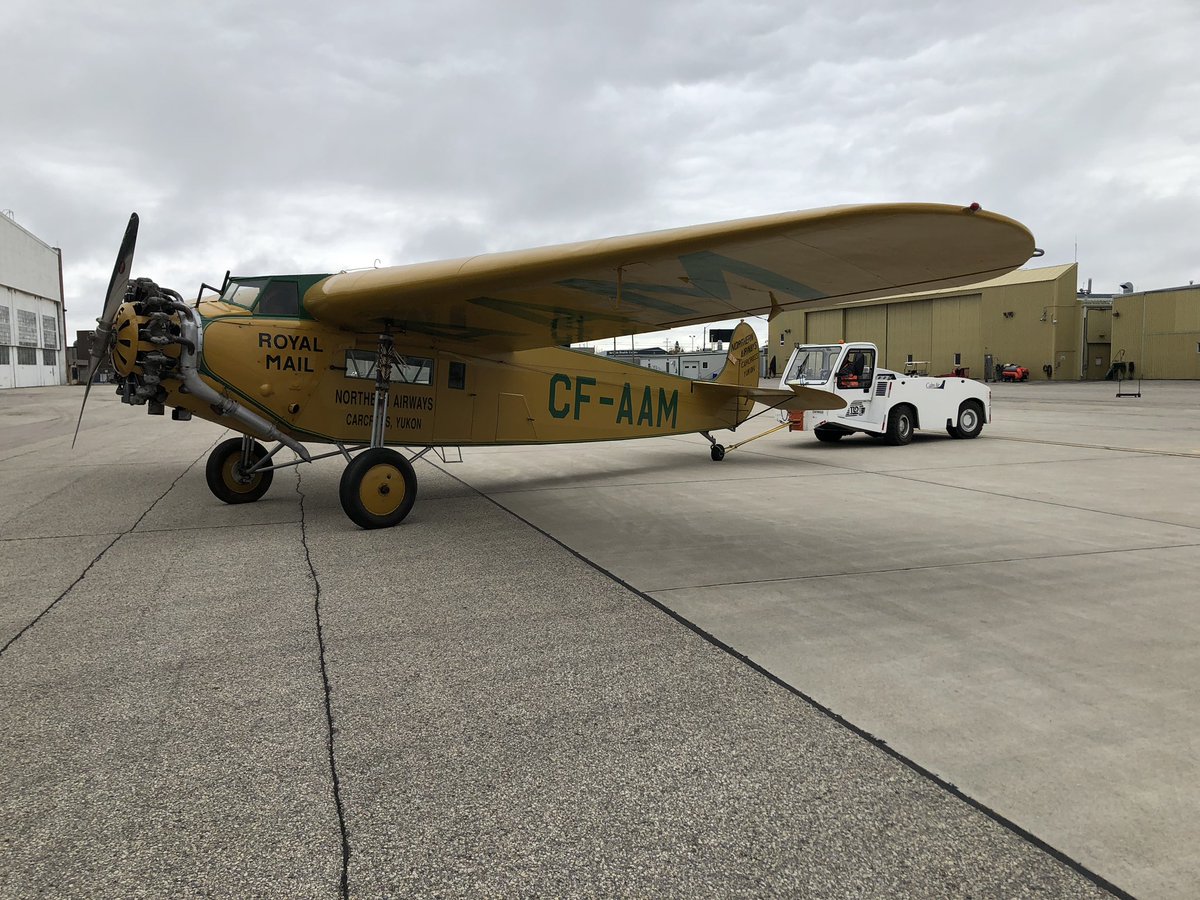 RoderLorne's tweet image. The exodus has begun!!!  The Royal Aviation Museum of Western Canada will be moving into storage, until the new building is finished.  Yesterday the Fokker Super “U” (CF-AAM) was carefully moved into storage. @HistoryoFlight @MuseumsManitoba @mbaerospace @manitobatourism
