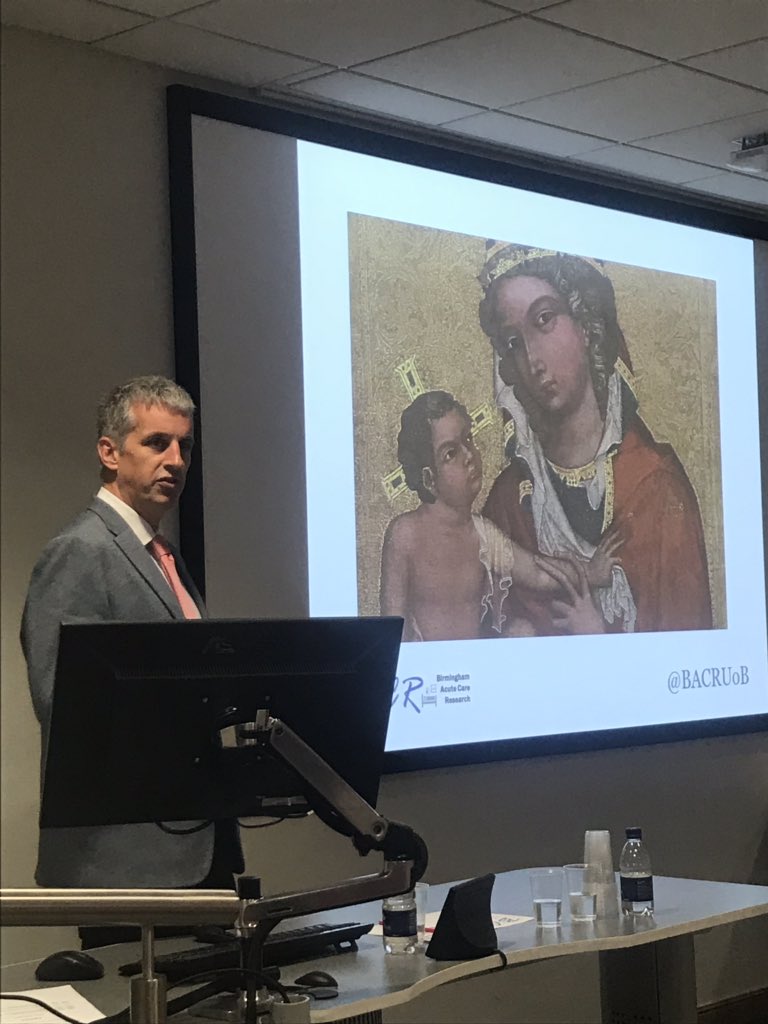 BACR launch.  Barney taking about acute research in children.  Truly ageless research  <a href="/BacrUob/">Birmingham Acute Care Research Centre</a> @unibirm_MDS @OfficialNIHR with the help of the CRF