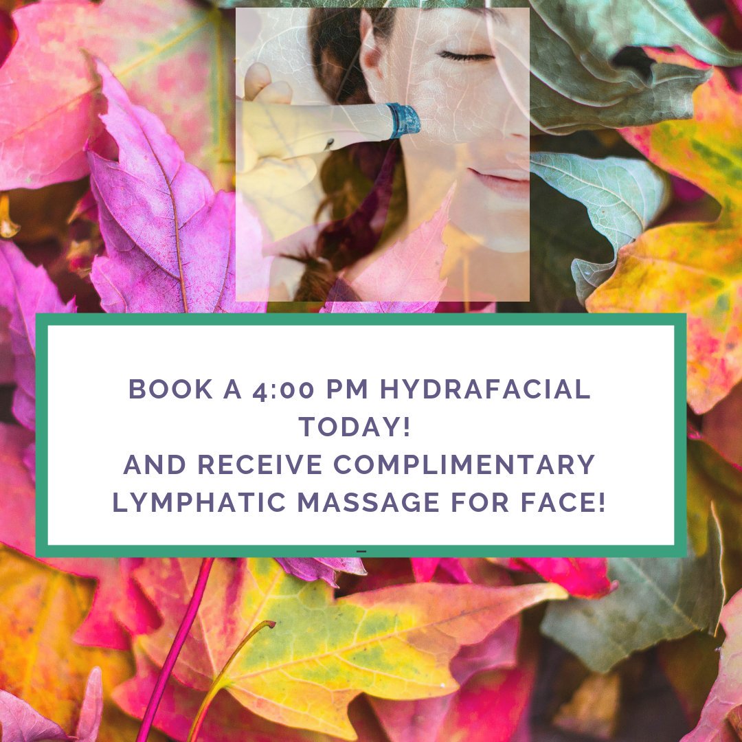 Book a 4:00 PM #happyhour #hydrafacial #today and receive complimentary lymphatic drainage for #free call 860-521-3921

#facerx #medspa #westhartford #wehartford #WeHa #farmingtonct #avonct #bloomfieldct #westhartfordhairstylist #westhartfordmakeupartist #specials