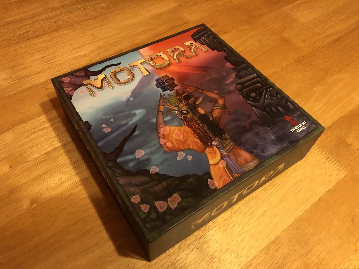 Good morning #BGG,
We got to play #Motora last night by <a href="/TwistedBitGames/">Twisted Bit Games</a>. Mina was keep track of the game!

Game coming to Kickstarter next week!