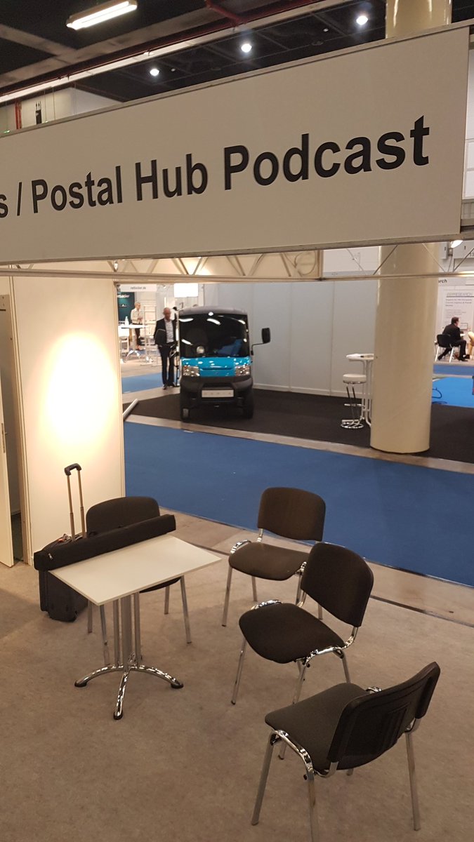 PostalHubPod's tweet photo. All packed up! That's it for #PostExpo18. Great meeting so many listeners... and hopefully some new ones! See you at #PostExpo in Amsterdam next year... @Post_Expo https://t.co/f1S37VOcnf