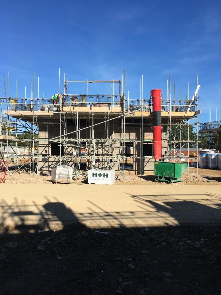 One of our sites coming along nicely in the sunshine. Good work team!