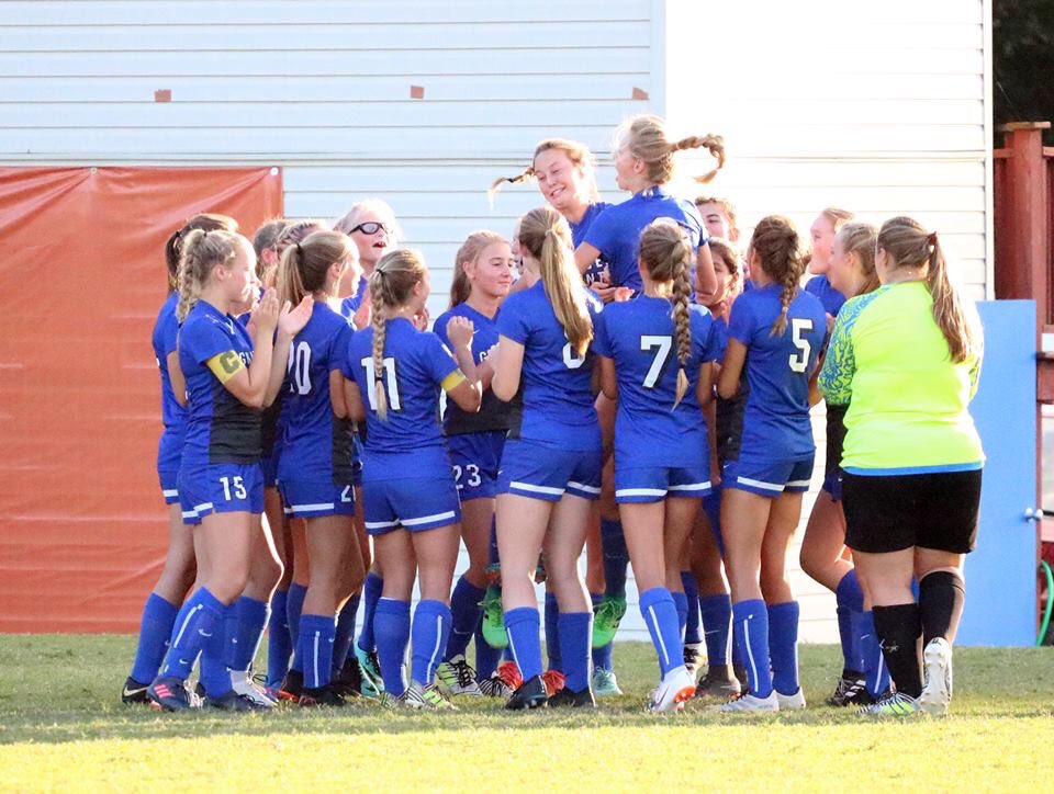 GCLadyEagles's tweet photo. It’s Championship Game Day‼️🏆⚽️

🦅- Lady Eagles Varsity Team 
🏆 - Distrct 2 Championship  
🆚 - Marshall County
🏟 - Marshall County  
⏰- 5:30PM  
🥁 - We need your FULL support tonight, EAGLE NATION‼️🔵📢

#LadyEagles #BeGreat #GDTBAE https://t.co/8zBH8xljsp