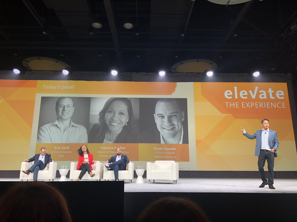 Sitecore's tweet photo. The bigger question is are we being good stewards of our customer’s information. - @sliewehr #SitcoreSYM https://t.co/8rK9pTWV4U