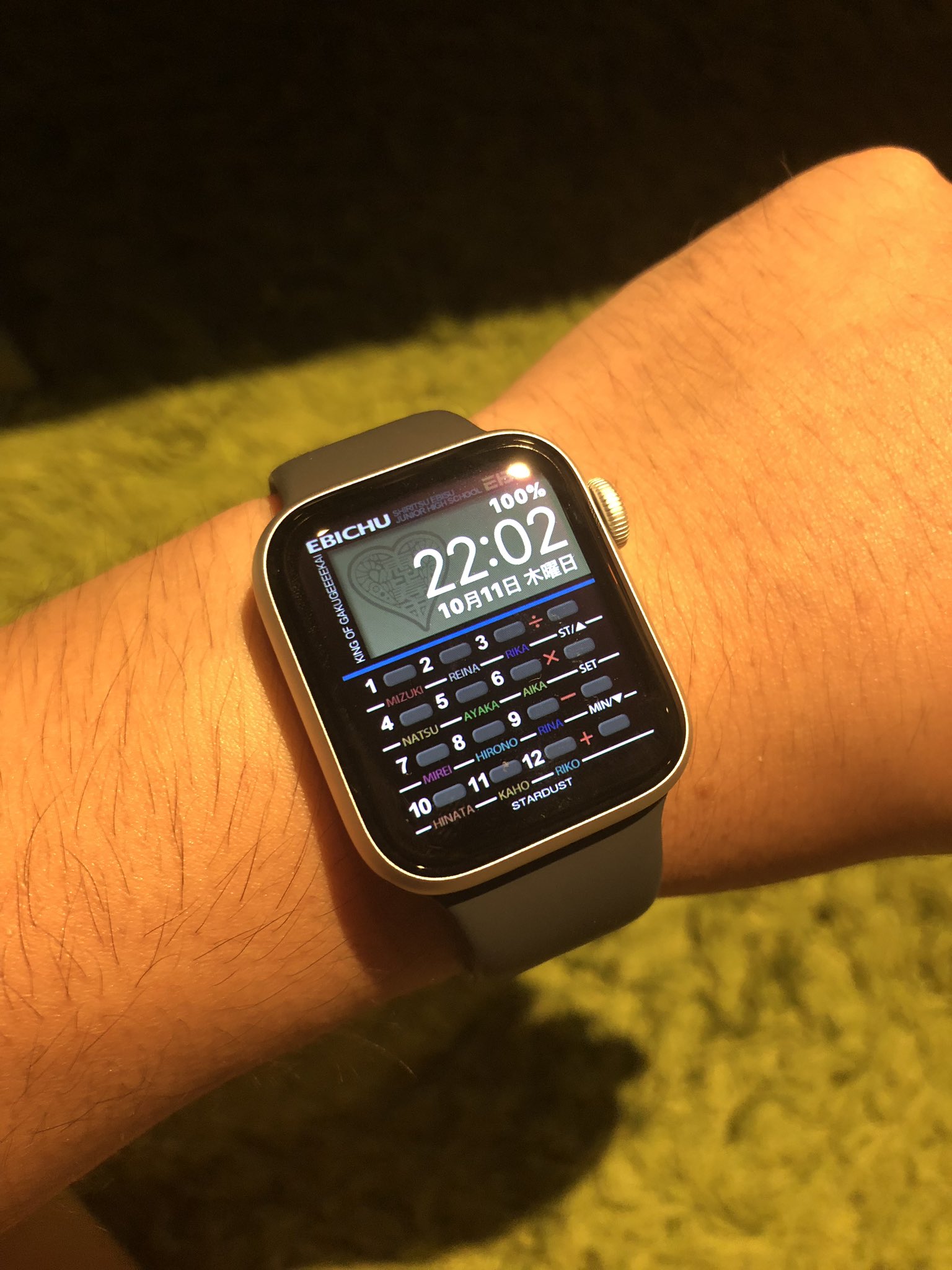 えびのしっぽ 久しぶりの推し事 Apple Watchをエビ中データバンク風に改造できる壁紙作りました 使いたい方はご自由にどうぞ もちろん押してもなにもなりません T Co I6i2yf9fgp Twitter