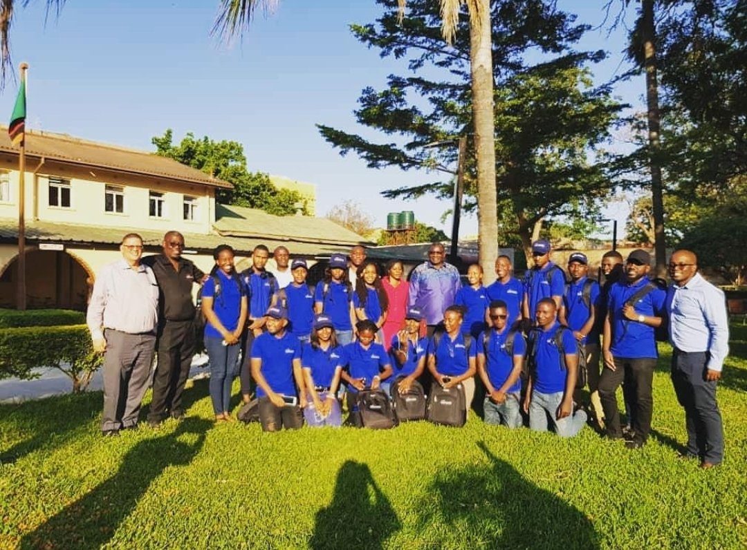 BladeworksPost's tweet photo. The 20 students of the Multichoice Talent Factory in Lusaka! #bladeworks #MultiChoiceTalentFactory #lusaka #Zambia https://t.co/wm1RXICE48