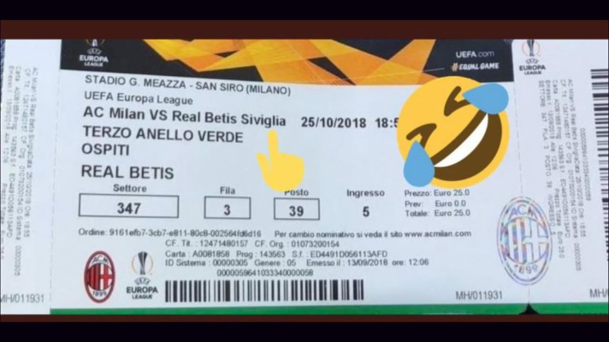 AngelPeza's tweet photo. Nadie conoce al Betis.... 😂😂 https://t.co/vPqX0B7hcR