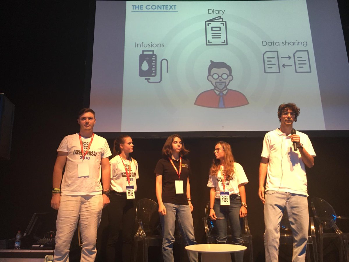 Media4Health's tweet photo. 3 Progetto #rarehack2018 HEALTHFUSION https://t.co/Ld0GpwqYW3