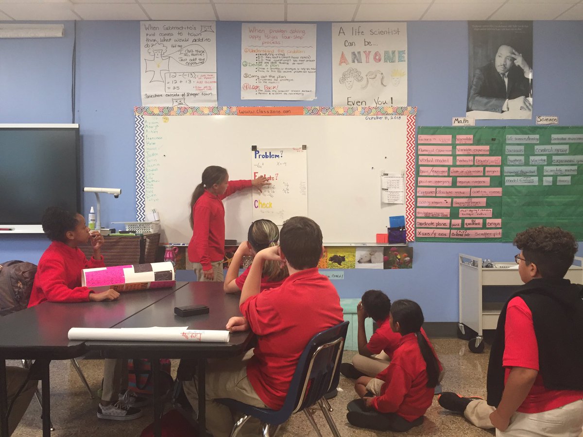 principal_CP's tweet image. Taliyah teaches the class to evaluate expressions with variables and different operations.