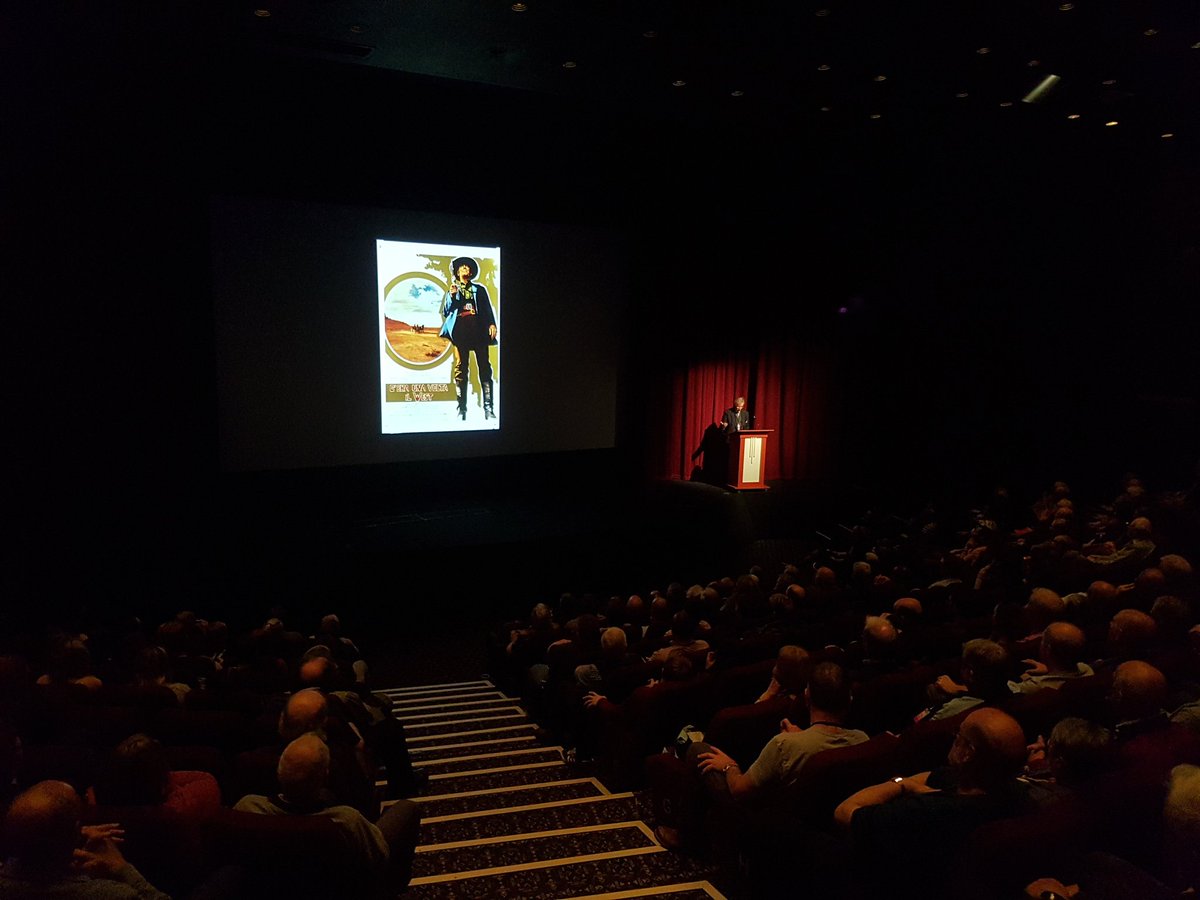 MediaMuseum's tweet photo. Great to see so many people here to watch 50-year-old western Once Upon a Time in the West in glorious widescreen #WSW18 https://t.co/CQ4vbZ7iW5