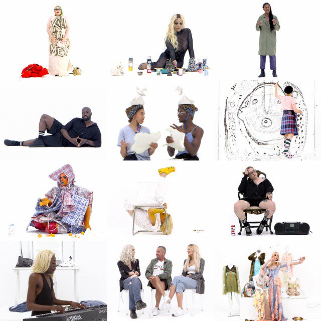 Harold Offeh re-enacts the Teddy Pendergrass 'It's Time For Love' album cover for our 'Queering' live stream. Fascinated with depictions of the black body in the seventies and eighties, Harold Offeh explores the then fashionable 'lounging'. See it here:
showstudio.com/project/queer/…