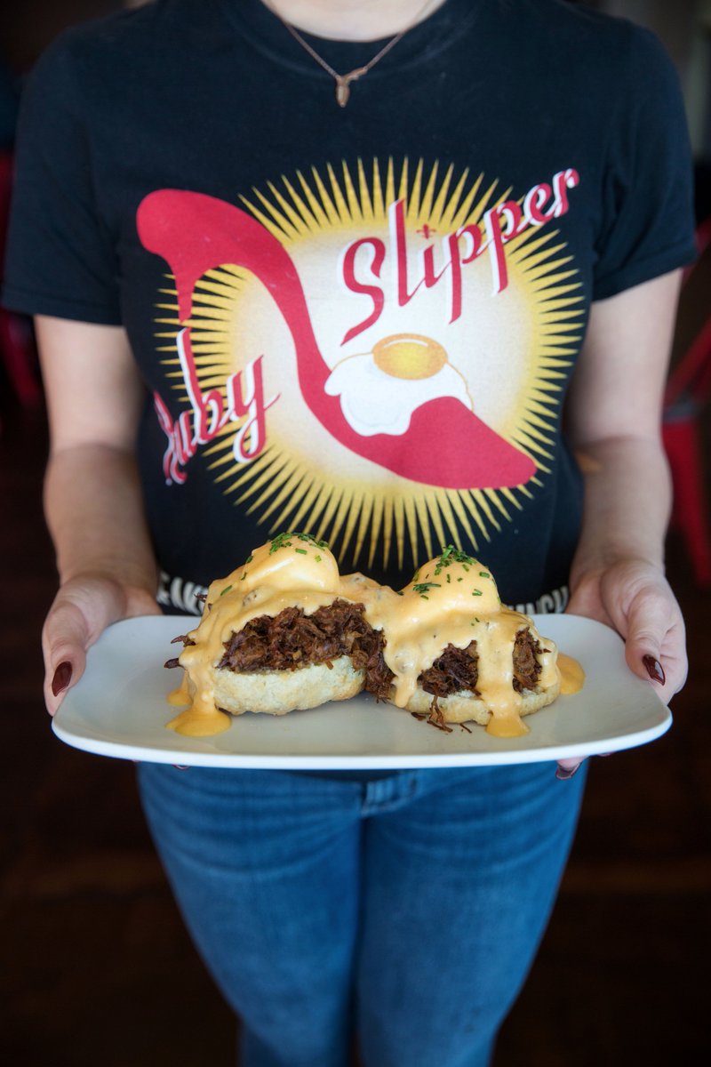 BrunchWithRuby's tweet photo. All Ruby Slipper locations are offering a complimentary meal to anyone who is displaced and can't return home due to Hurricane Michael. Let your server know &amp; we will take care of the rest.  #HurricaneMichael Sending good thoughts to those affected. 👠❤️ https://t.co/DVT3eMauJb