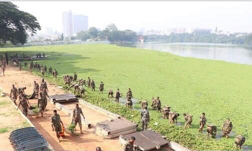 majorgauravarya's tweet photo. Rather than asking army to clean lakes &amp; build bridges, govt should send people of these failed agencies to serve in army &amp; learn its ethos. Indian Army’s magic is not in equipment &amp; manpower. It is in it’s integrity &amp; intent. And you can’t buy that with money. https://t.co/jIguK5Ux15