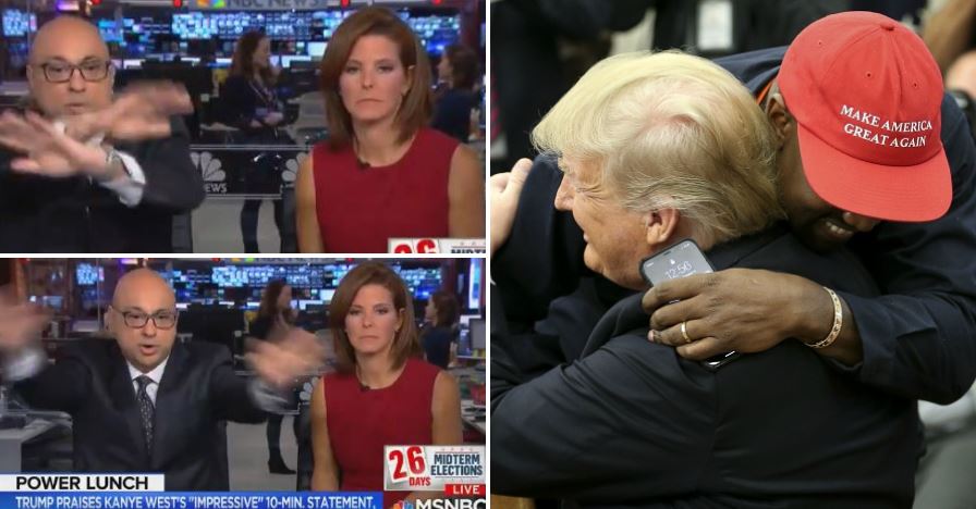 Racist MSNBC Ali Velshi and  Stephanie Ruhle call Kanye West assault on our White House