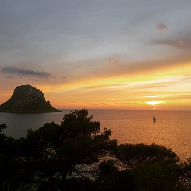 fallforspain's tweet photo. Sunset point in Cala D'hort, Ibiza. We caught it by 2 mins! #caladhort #ibiza #igersbaleares #igersspain #sunset #balearestb #baleares #illesbaleares #ibizagoodvibes https://t.co/28qPlNjUgc https://t.co/Q1dacwqM30