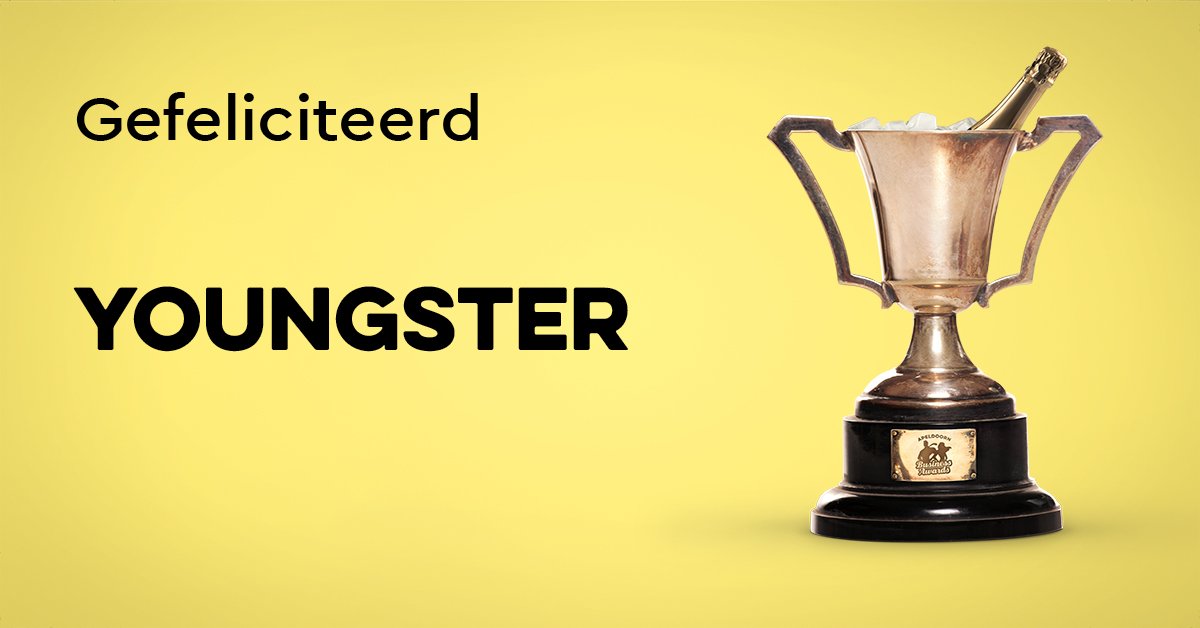 En de winnaar van de Business Award in de categorie "Starters" is Youngster. Gefeliciteerd!
