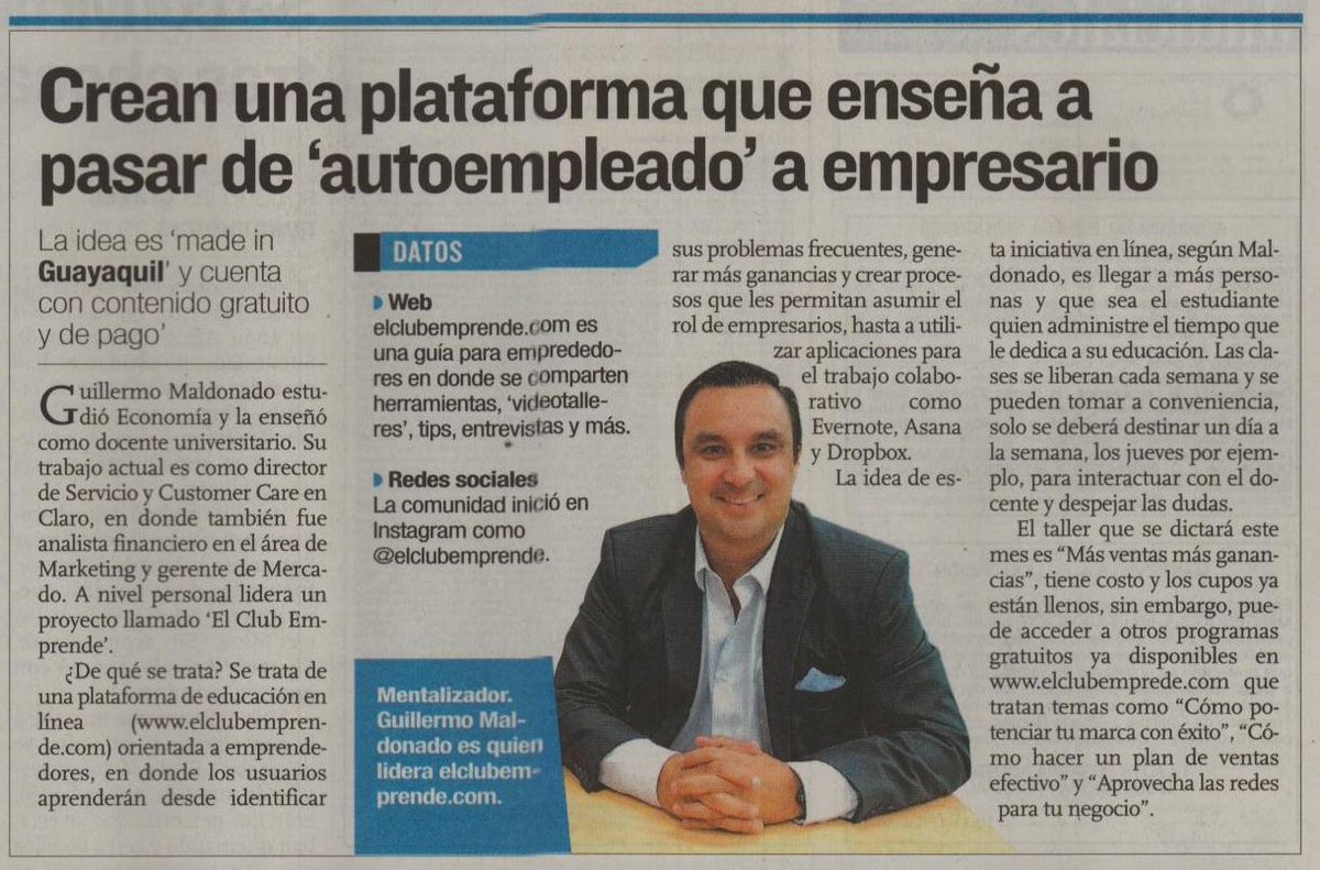 Club Emprendedores tweet media