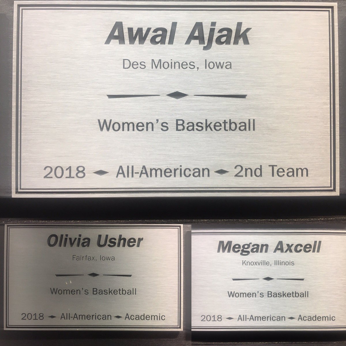 New plaques are up!!