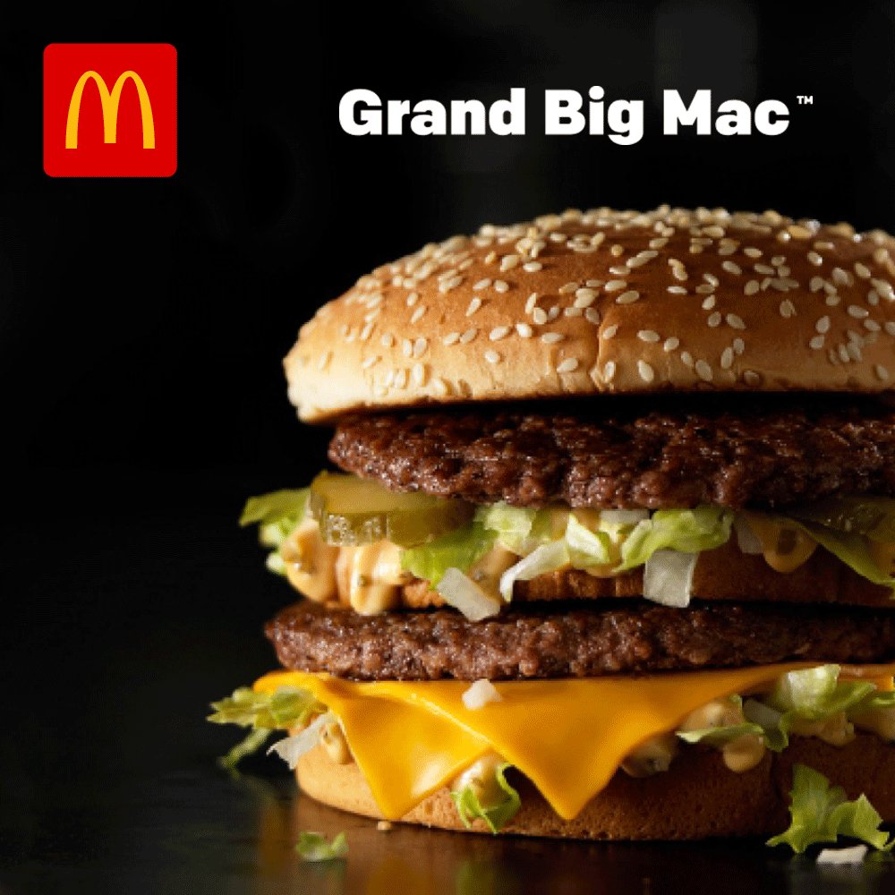 mcdonalds_py's tweet image. La Grand Big Mac volvió para sumarse a nuestra celebración  por los 50 años de la Big Mac. ¡Vení hoy por la tuya! #BigMac50

Disponible por tiempo limitado