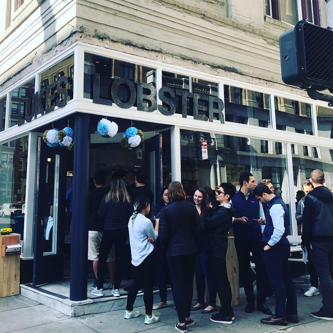 phelancon's tweet photo. Congratulations to @LukesLobster on opening their newest #restaurant in downtown #SanFrancisco! Always worth the wait for a delicious #lobsterroll. #lukeslobster #phelanconstruction #restaurant #builders https://t.co/JkRRu5wn0C