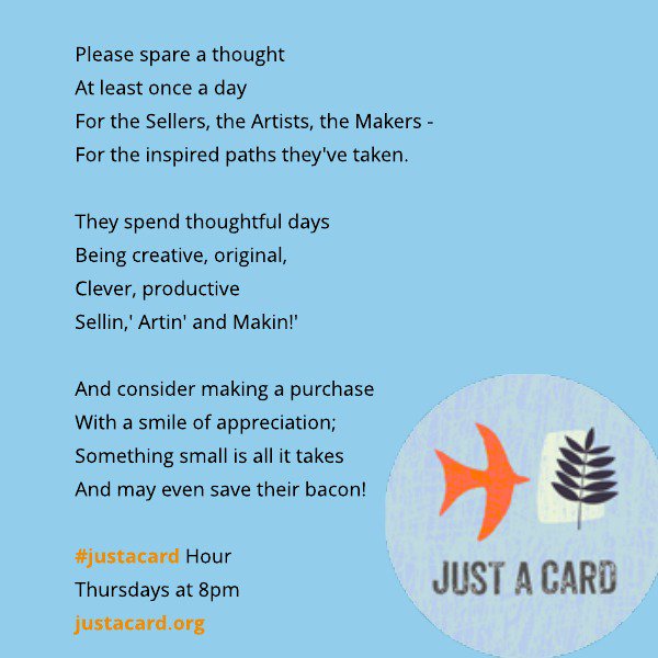 JUST A CARD tweet media
