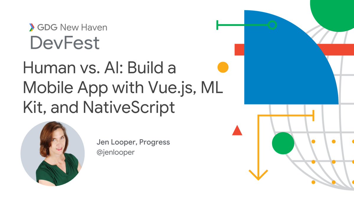 Guess who's coming back to #DevFestNH? It's <a href="/jenlooper/">Jen Looper, PhD</a> from <a href="/NativeScript/">NativeScript</a> and @VueVixens fame! Come to learn how to build a <a href="/vuejs/">Vue</a> app using <a href="/Firebase/">Firebase</a>'s #MLKit for a cool image recognition game.

Hosted by <a href="/WeCheckmate/">Checkmate.Digital</a> and <a href="/SCSU_CompSci/">SCSU CompSci</a> 

Tickets here => devfestnh.com