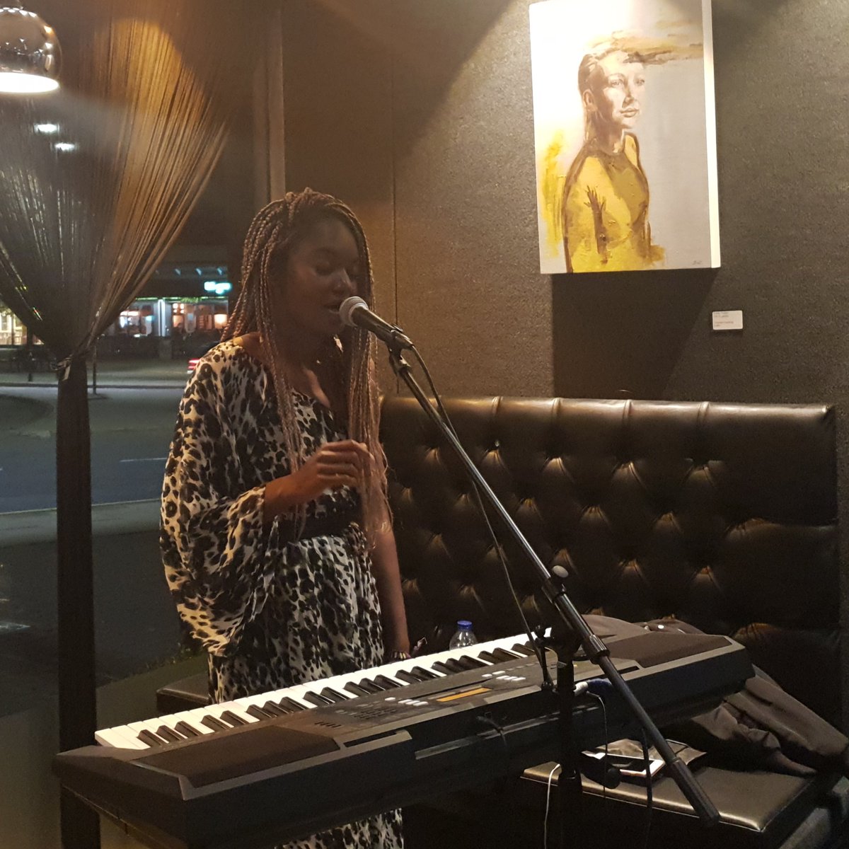 You could hear a pin drop right now. 
Gorgeous acapella song by <a href="/ErinGolding1/">Erin Golding</a> for our #BlackHistoryMonth exhibition launch with @curiously_being 

#photography #exhibition