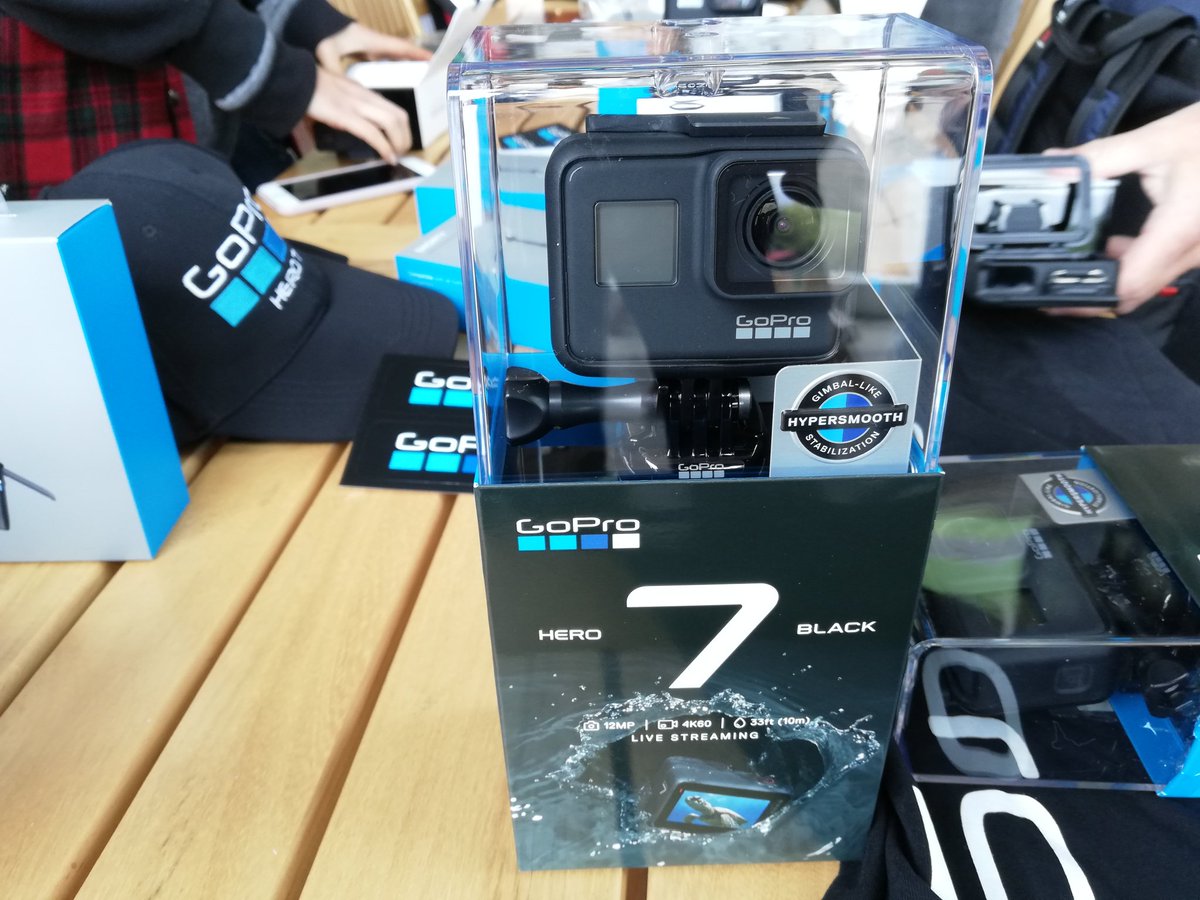En #Argentina, se presentó la nueva cámara #Hero7Black de #GoPro <a href="/Distecna/">Distecna</a> <a href="/SolutionBoxArg/">Solution Box SRL</a> <a href="/GoProAR/">GoPro Argentina</a>