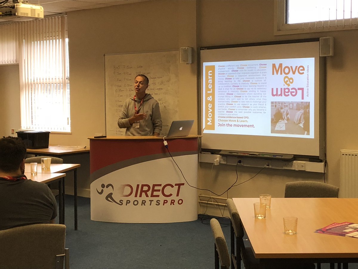 EmpowerActCamps's tweet photo. โlearning is about moving, not sitting at a deskโ @brynll great presentation about #ActiveLearning & engaging reluctant learners through #PAL #DSProConference18 #DSPro @tagtiv8 @moveandlearnuk https://t.co/cEs3k6AXdI