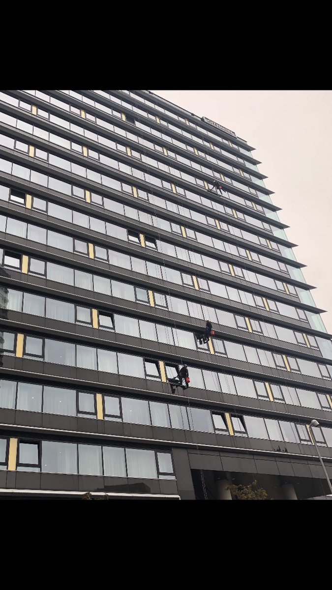 access_cleaning's tweet photo. First post in a while.... some pics here of a job we did last week in Manchester #abseiling #irata #windowcleaning #ropeaccess https://t.co/uv3igel1eJ